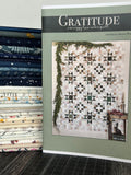 NAVY Blue Gratitude Quilt Kit + Pattern