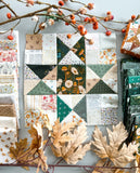 Teal Gratitude Quilt Kit + Pattern