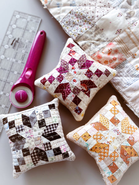 Sonnet Pincushion Kit + Pattern in PLUM – Westwood Acres Fabric