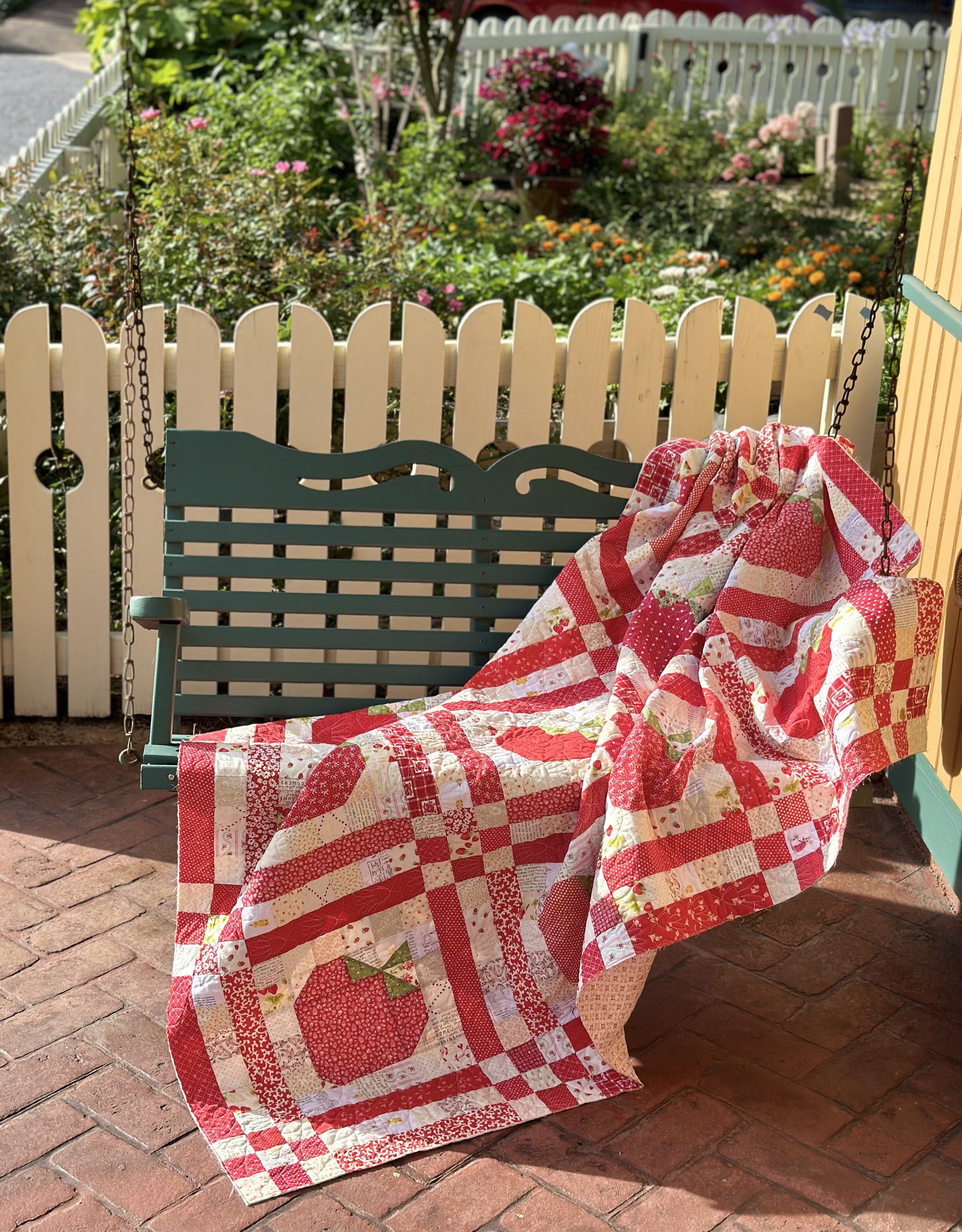 Westwood Acres Fabric — Strawberry Jam Quilt Kit + Pattern