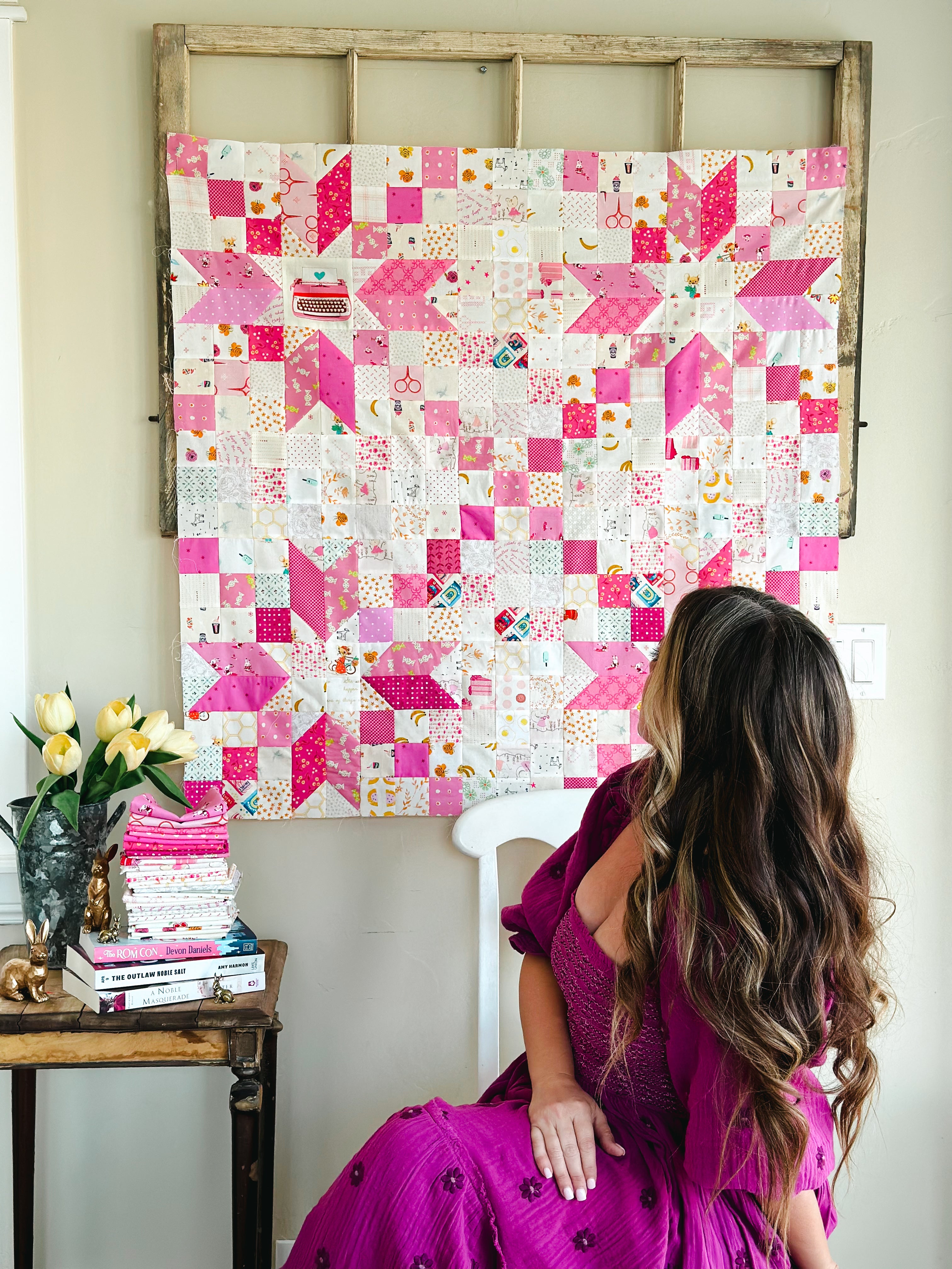 Westwood Acres Fabric — FOR EILEEN Bubblegum Quilt Kit + Pattern