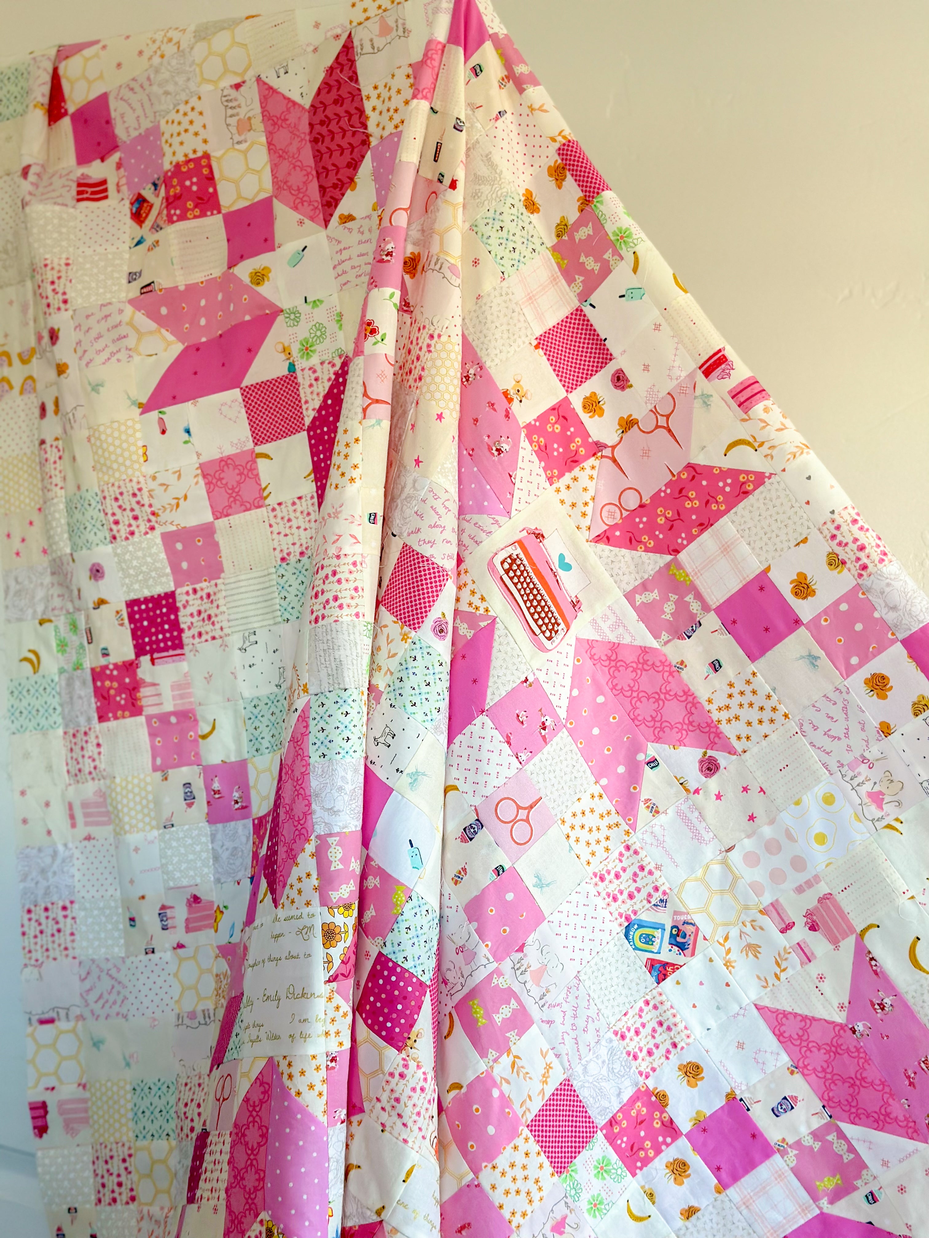 Westwood Acres Fabric — FOR EILEEN Bubblegum Quilt Kit + Pattern