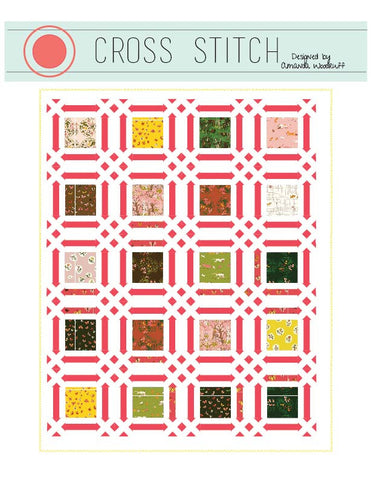 Cross Stitch Quilt Pattern - PDF Pattern