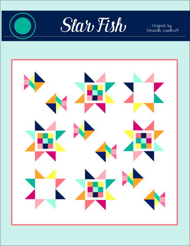 Starfish Fish Quilt Pattern ONLY - PDF Pattern