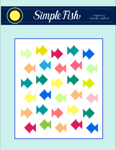 Simple Fish Quilt Pattern ONLY - PDF Pattern