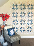 Denim & Lace Patchwork Star Quilt Kit + Pattern