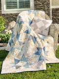 Denim & Lace Patchwork Star Quilt Kit + Pattern